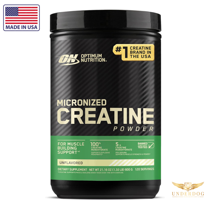 optimum nutriution creatine monohydrate 600 გრ